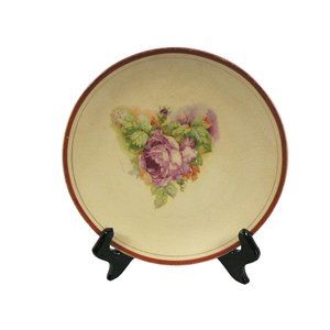 Limoges China Floral Plate Bread Salad 8" dia